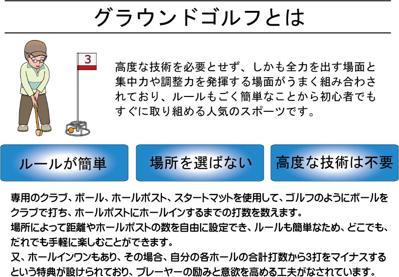 グラウンドゴルフとは